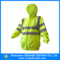 Custom 3m Reflective Safety High Visibility Work Hoody Jacket